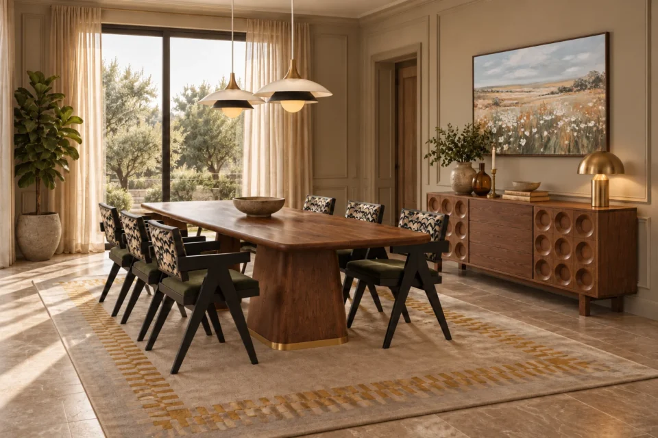 Vintage Midcentury Dining Room