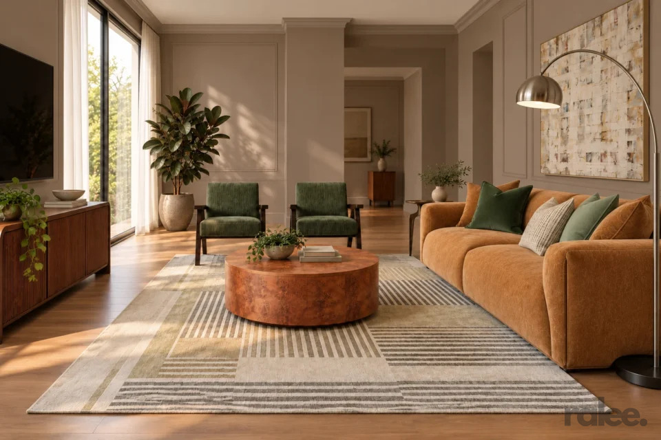 Vintage Midcentury Living Room demo
