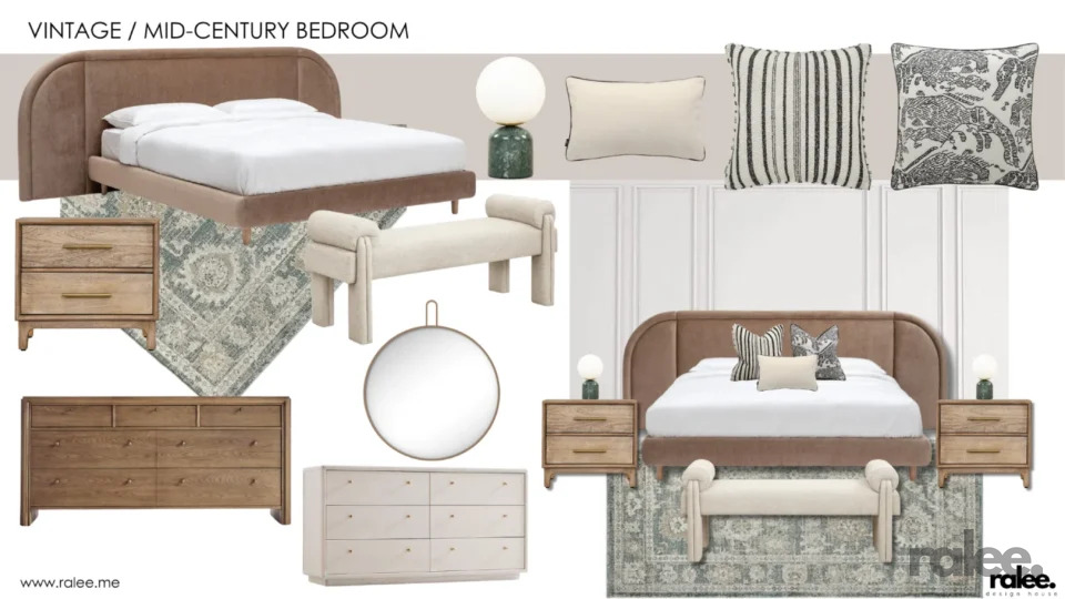 Vintage Midcentury Bedroom