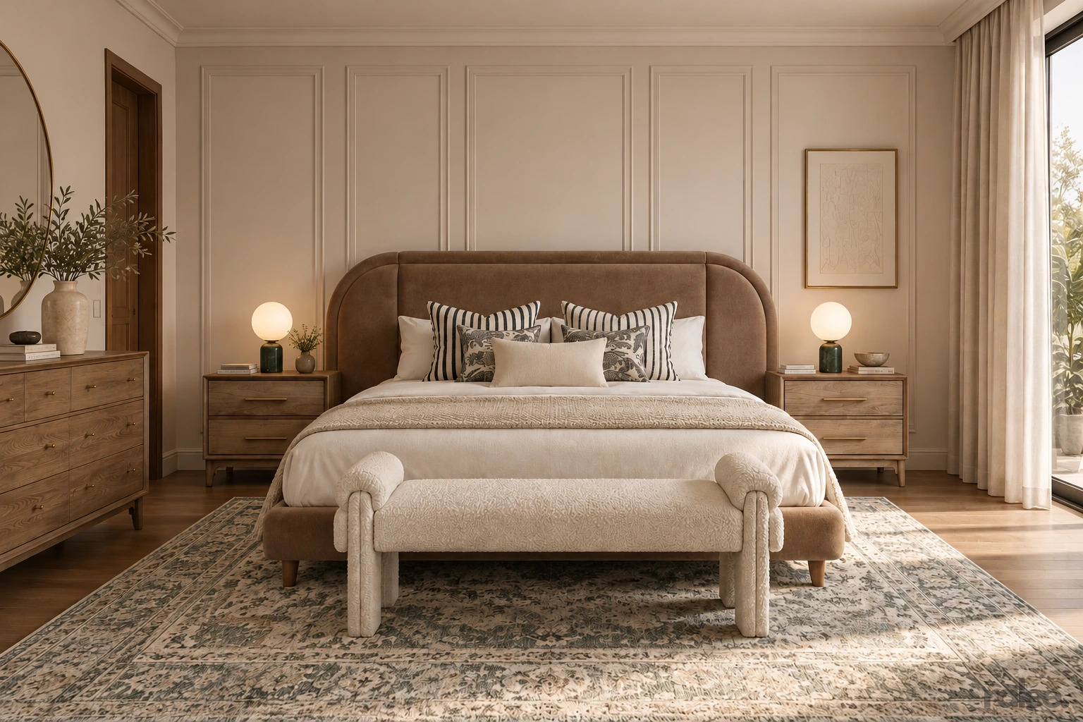 Vintage Midcentury Bedroom