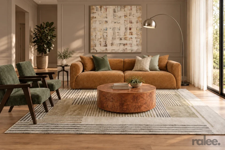 Vintage Midcentury Living Room demo
