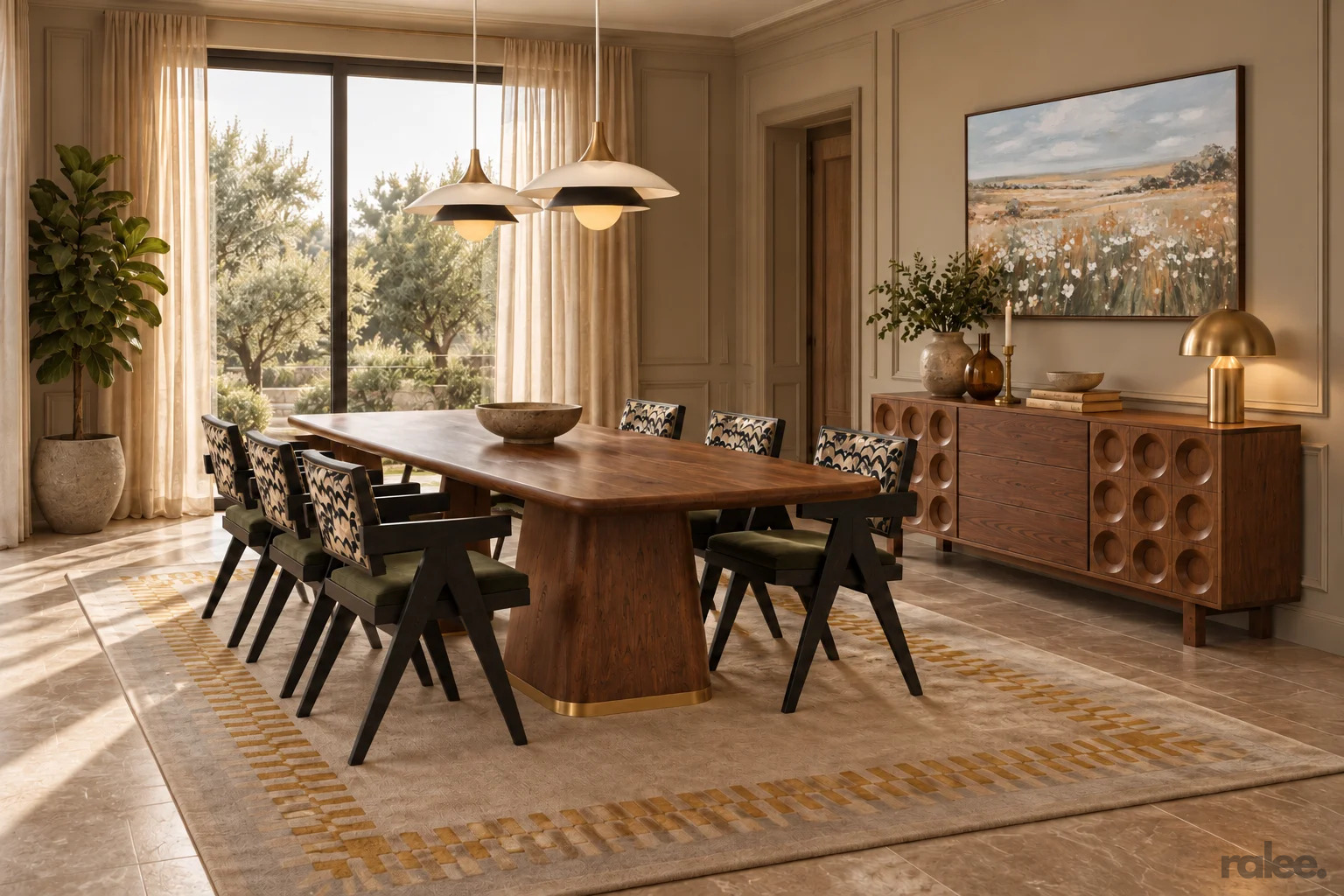 Vintage Midcentury Dining Room