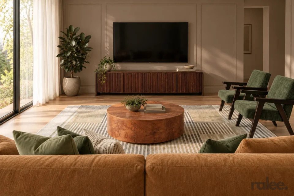 Vintage Midcentury Living Room demo